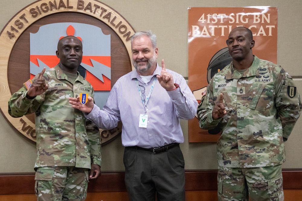 1st Signal Brigade hosts an Advanced Extremely High Frequency planner course for service members from the U.S. Army, Navy, Marine, and Airforce