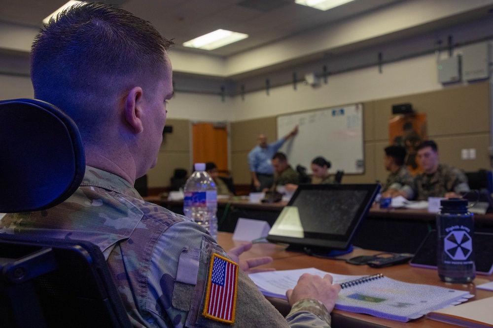 1st Signal Brigade hosts an Advanced Extremely High Frequency planner course for service members from the U.S. Army, Navy, Marine, and Airforce