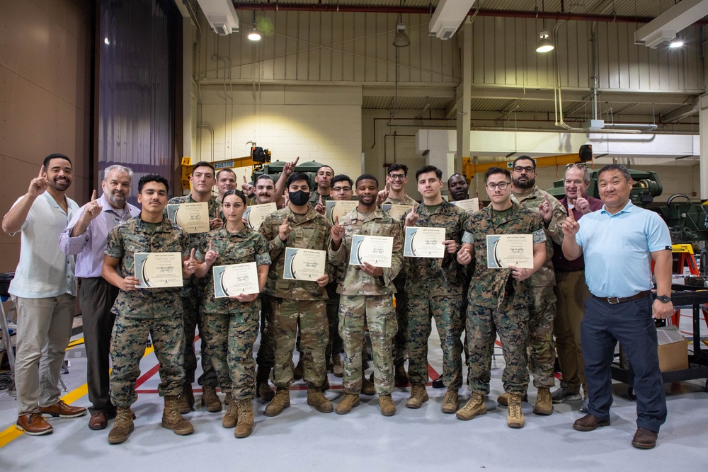 1st Signal Brigade hosts an Advanced Extremely High Frequency planner course for service members from the U.S. Army, Navy, Marine, and Airforce