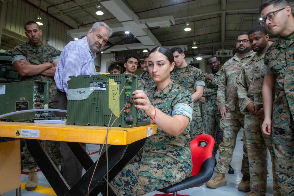 1st Signal Brigade hosts an Advanced Extremely High Frequency planner course for service members from the U.S. Army, Navy, Marine, and Airforce