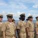 Sailors aboard the USS John Finn hold a chief petty officer pinning ceremony in the South China Sea