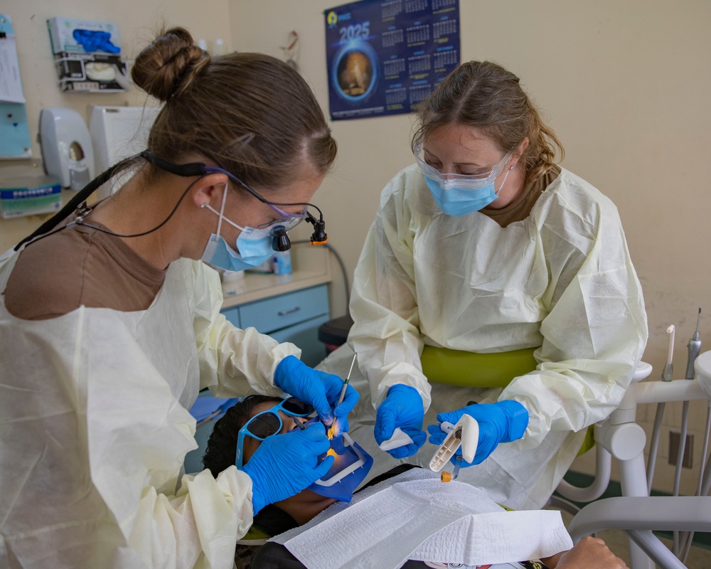 Pacific Partnership 2025 multinational service members provide dental and medical treatment for Palau citizens