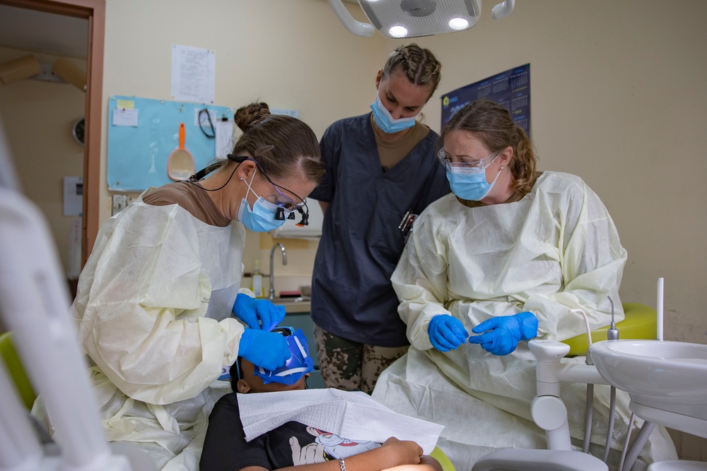 Pacific Partnership 2025 multinational service members provide dental and medical treatment for Palau citizens