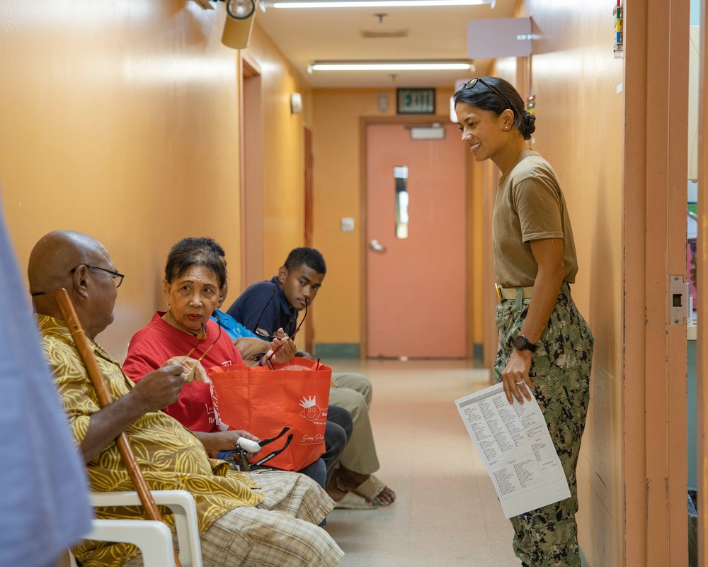 Pacific Partnership 2025 multinational service members provide dental and medical treatment for Palau citizens