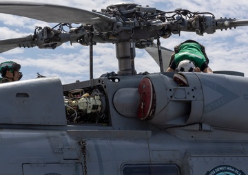 Routine Flight Quarters aboard USS Dewey (DDG 105)