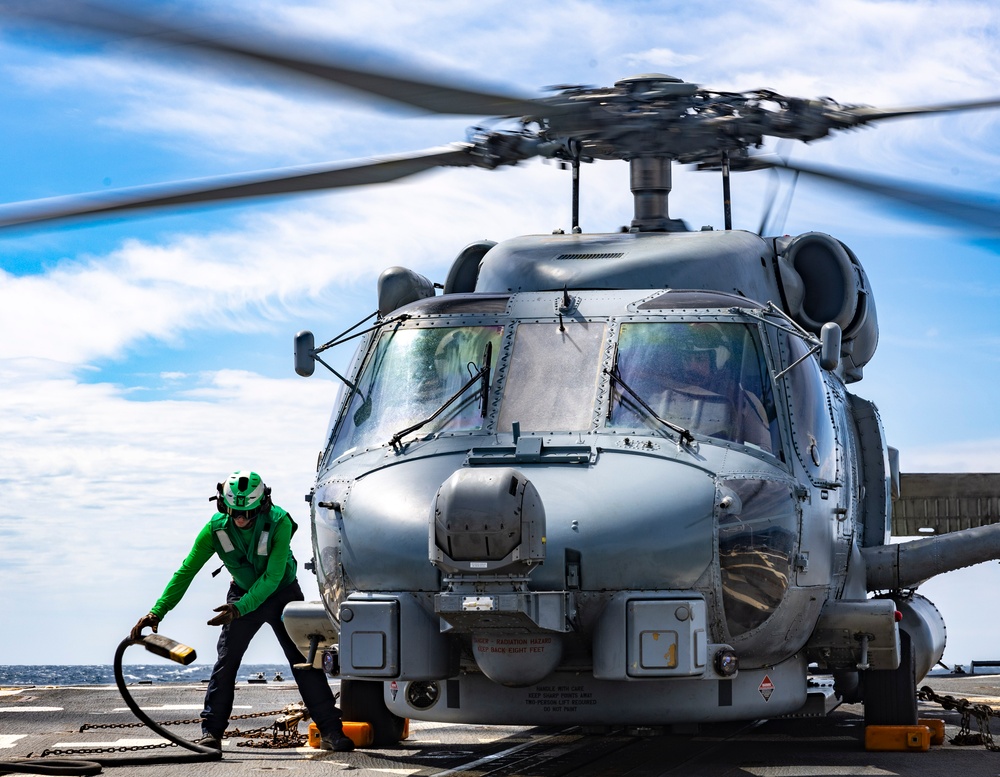 Routine Flight Quarters aboard USS Dewey (DDG 105)