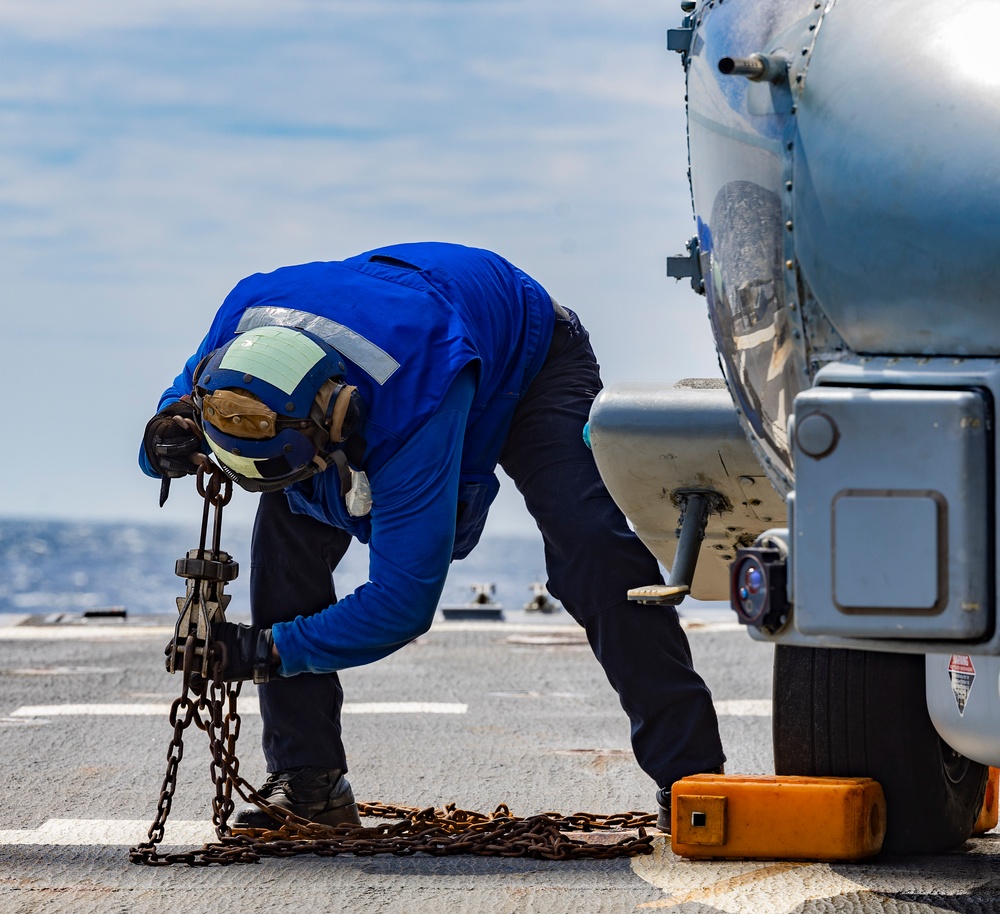 Routine Flight Quarters aboard USS Dewey (DDG 105)