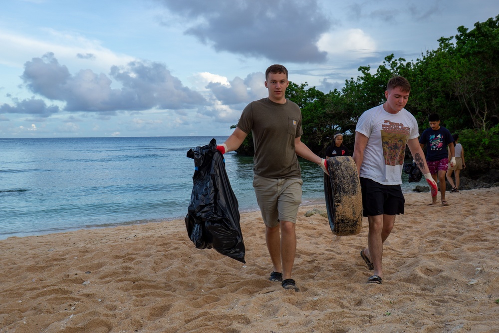Camp Blaz participates in the Guam International Coastal Clean Up