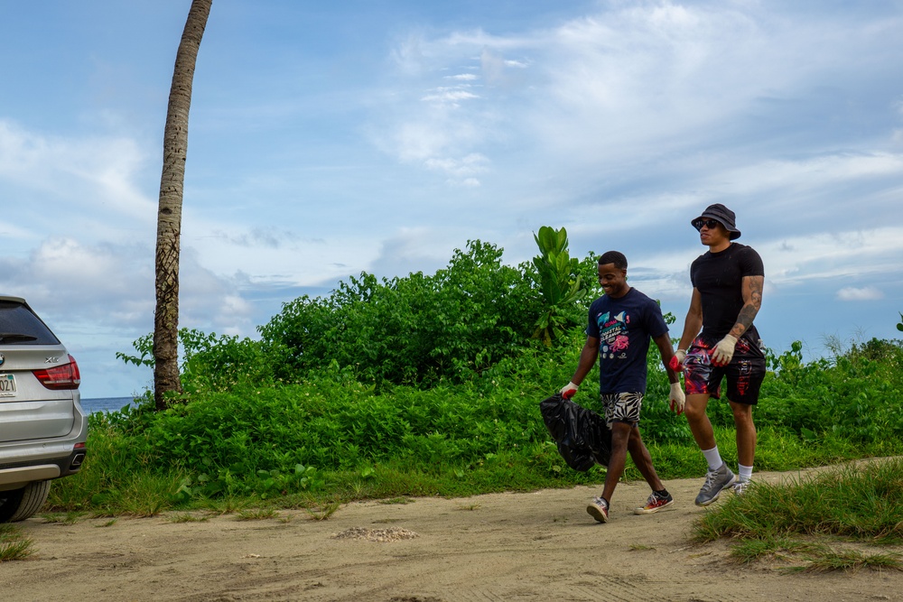 Camp Blaz participates in the Guam International Coastal Clean Up