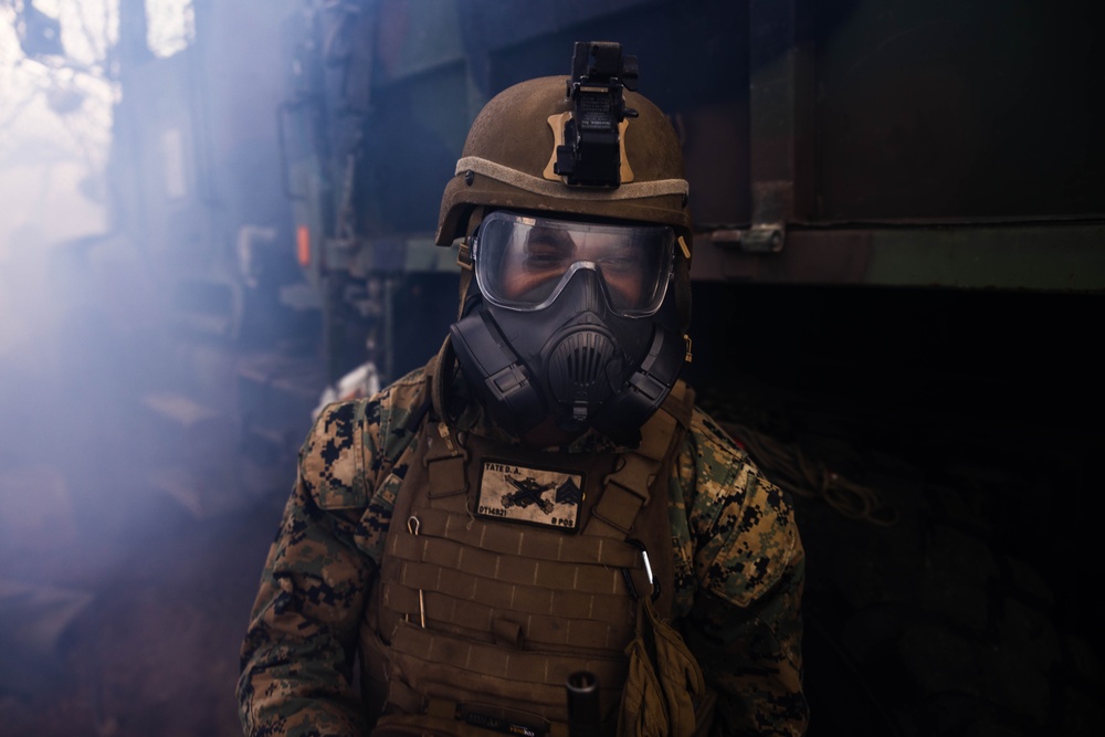 U.S. Marines Conduct CBRN Training, Night Live Fire During ARTP 25.2
