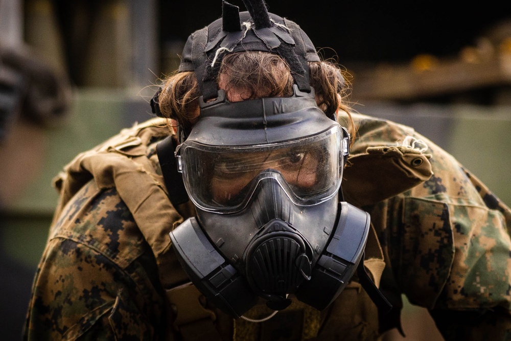 U.S. Marines Conduct CBRN Training, Night Live Fire During ARTP 25.2
