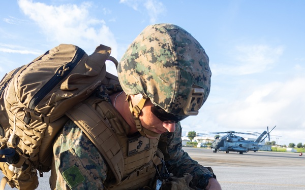 1st MAW Marines respond to simulated base attack