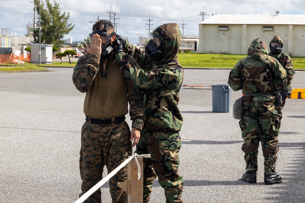 1st MAW Marines respond to simulated base attack