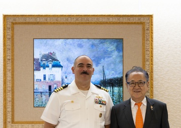 City of Yokosuka Mayor Invites CFAY for Office Call