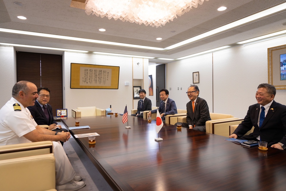City of Yokosuka Mayor Invites CFAY for Office Call