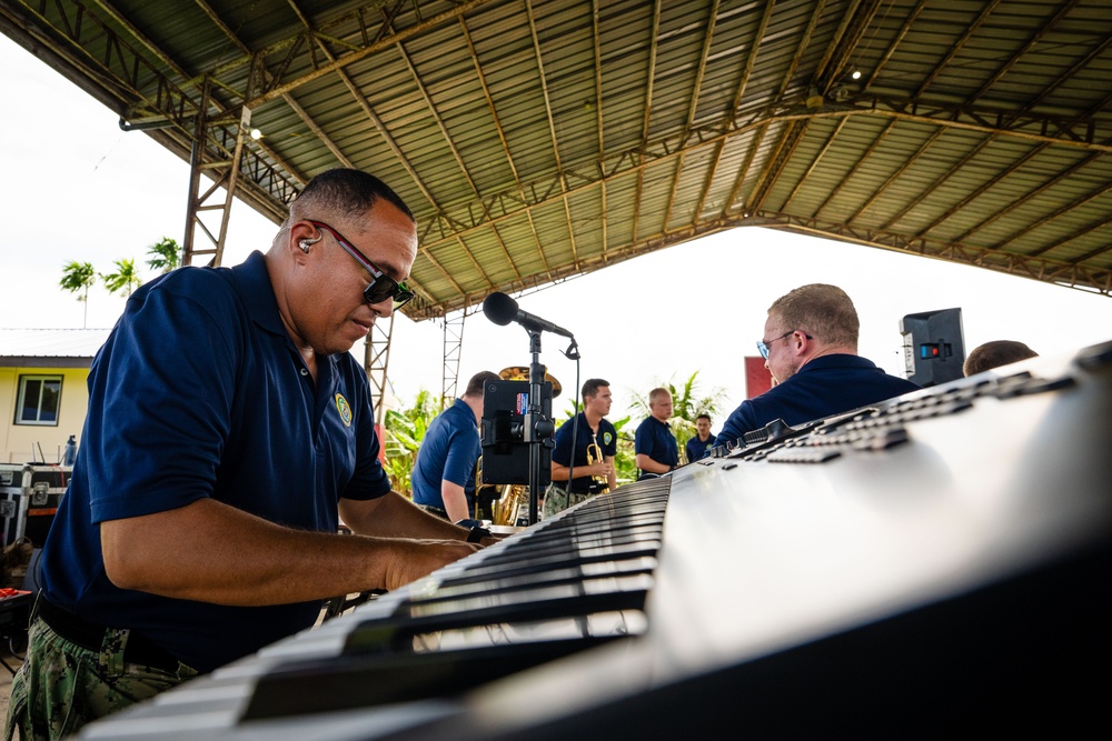 The Pacific Partnership 2025 Band Performs at George B. Harris Elementary School in Koror, Palau, Sept. 24, 2025