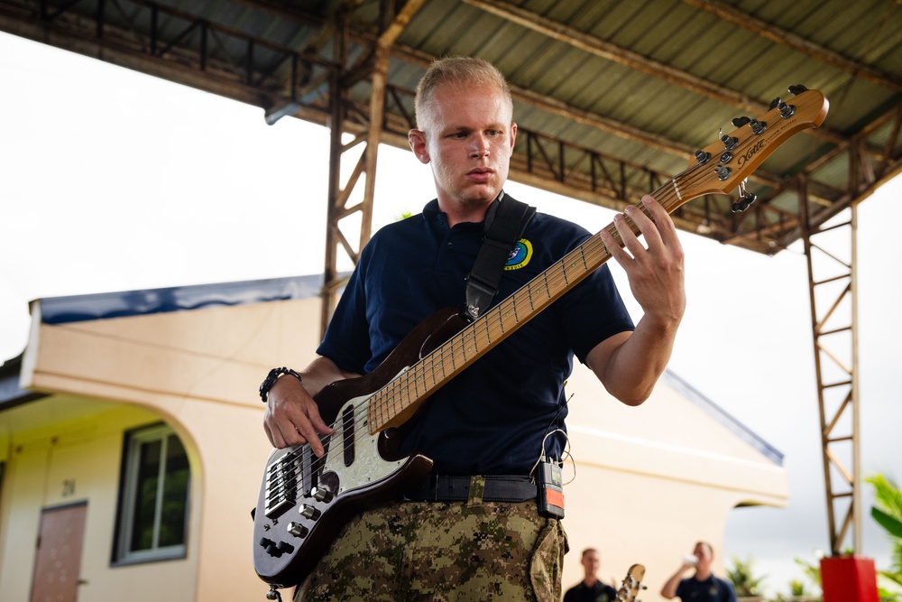 The Pacific Partnership 2025 Band Performs at George B. Harris Elementary School in Koror, Palau, Sept. 24, 2025