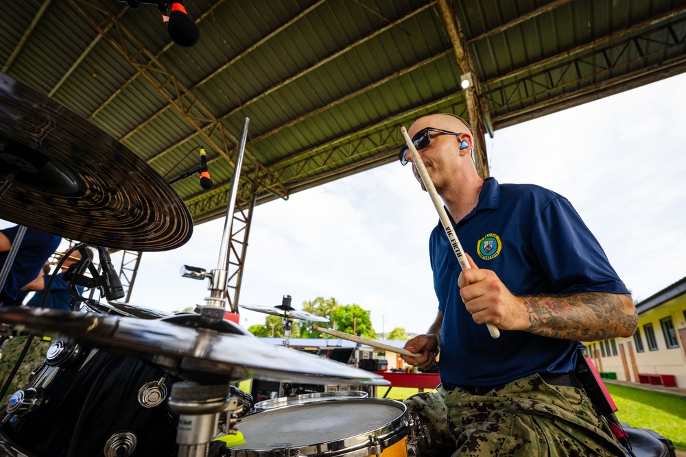 The Pacific Partnership 2025 Band Performs at George B. Harris Elementary School in Koror, Palau, Sept. 24, 2025
