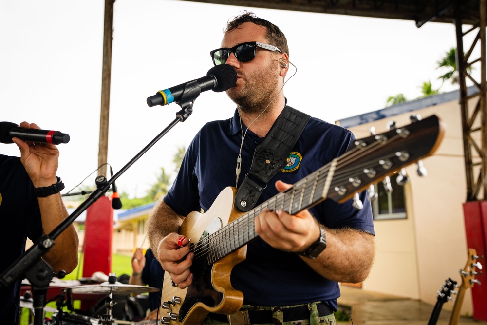 The Pacific Partnership 2025 Band Performs at George B. Harris Elementary School in Koror, Palau, Sept. 24, 2025
