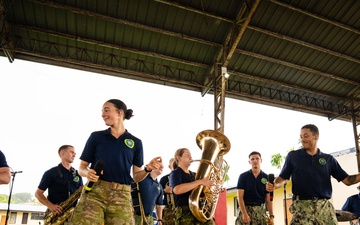 The Pacific Partnership 2025 Band Performs at George B. Harris Elementary School in Koror, Palau, Sept. 24, 2025