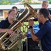 Pacific Partnership 2025 Multinational Band members perform for George B. Harris Elementary School students