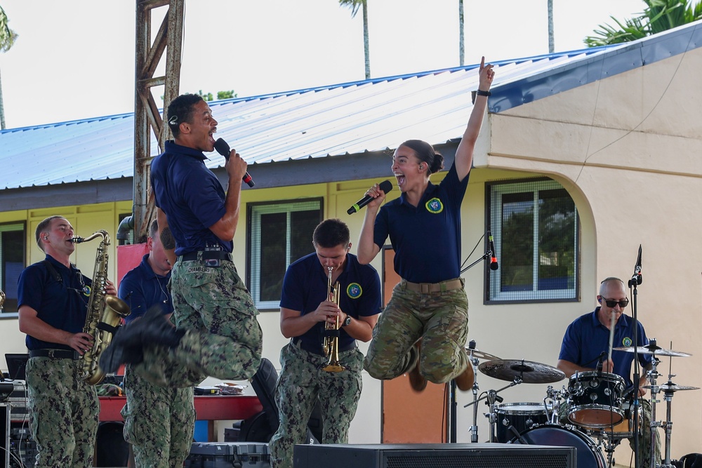 Pacific Partnership 2025 Multinational Band performs for George B. Harris Elementary School students, in support of Pacific Partnership 2025, Sept. 24.
