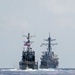 USS Mitscher (DDG 57) conducts passing exercise (PASSEX) with Lebanese Navy