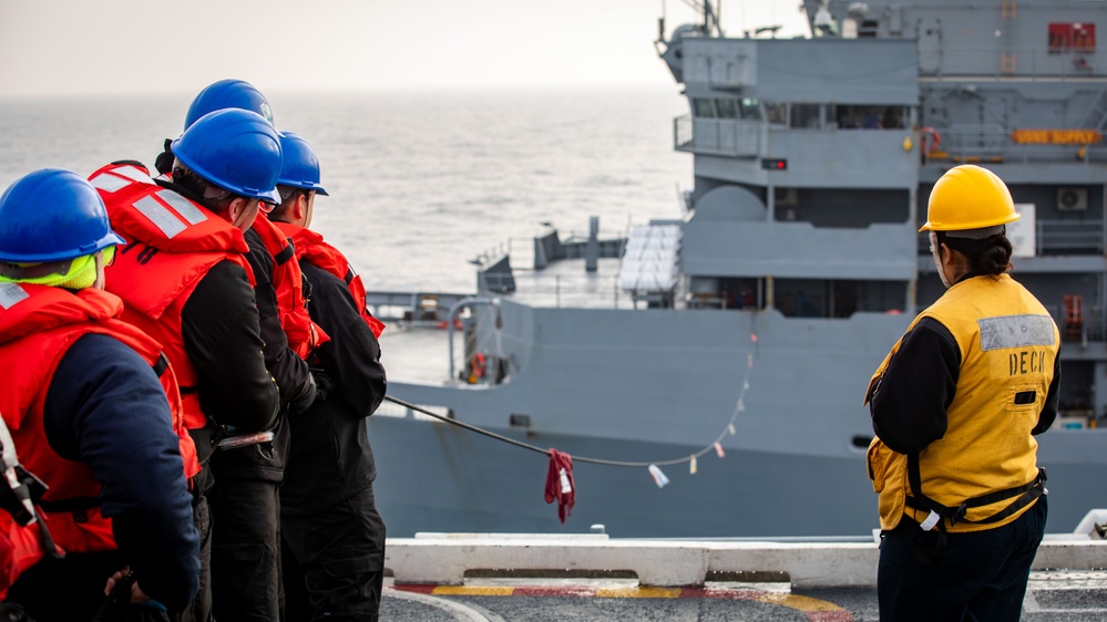 USS Gerald R. Ford (CVN 78) Replenishment-at-Sea