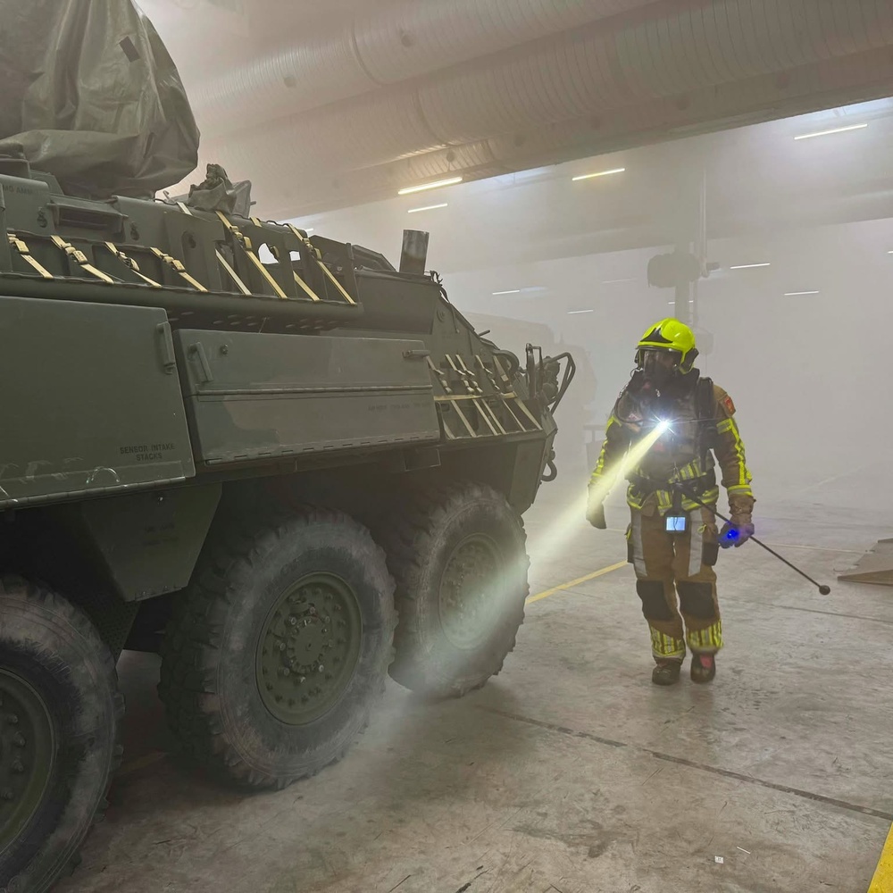 Eygelshoven APS-2 worksite, personnel assist with joint emergency response exercise