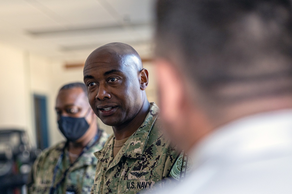 Rear Adm. Barnett Visits Portsmouth Naval Shipyard