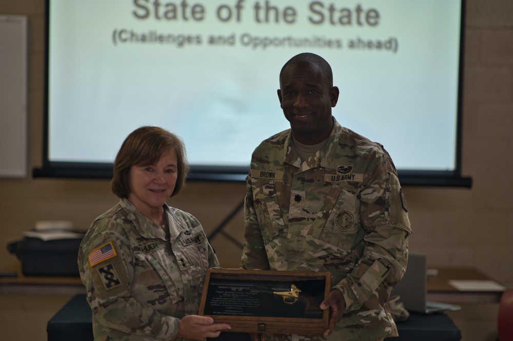 Deputy Adjutant General Honors Army Recruiters During Visit to Hanover