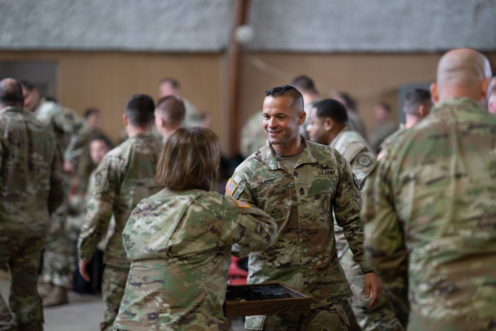 Deputy Adjutant General Honors Army Recruiters During Visit to Hanover