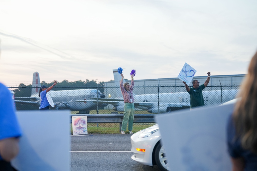 Team Robins personnel spread encouragement for Suicide Prevention Awareness Month