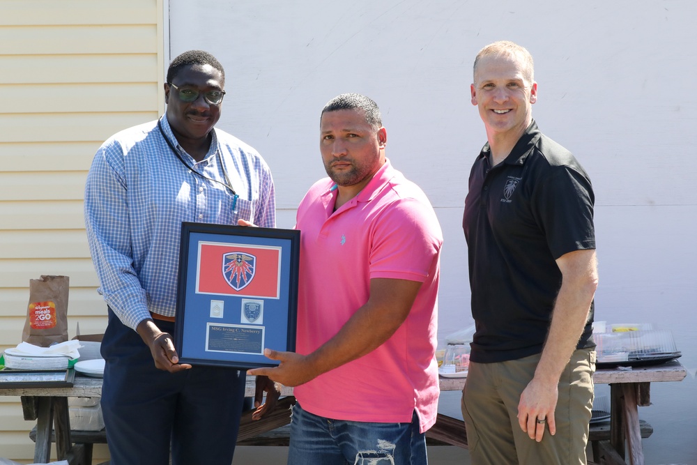 7th Signal Command (Theater) Fort Meade Headquarters conducts Hails and Farewells Sept. 19