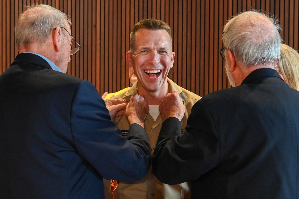 Navy Band Senior Chief Musician Pinning Ceremony in the Historic Sail Loft
