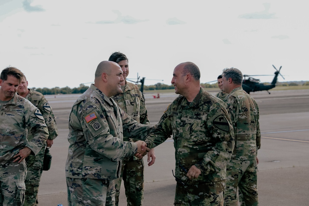 1st Air Cav celebrate Final Wash Ceremony for Army Pilot