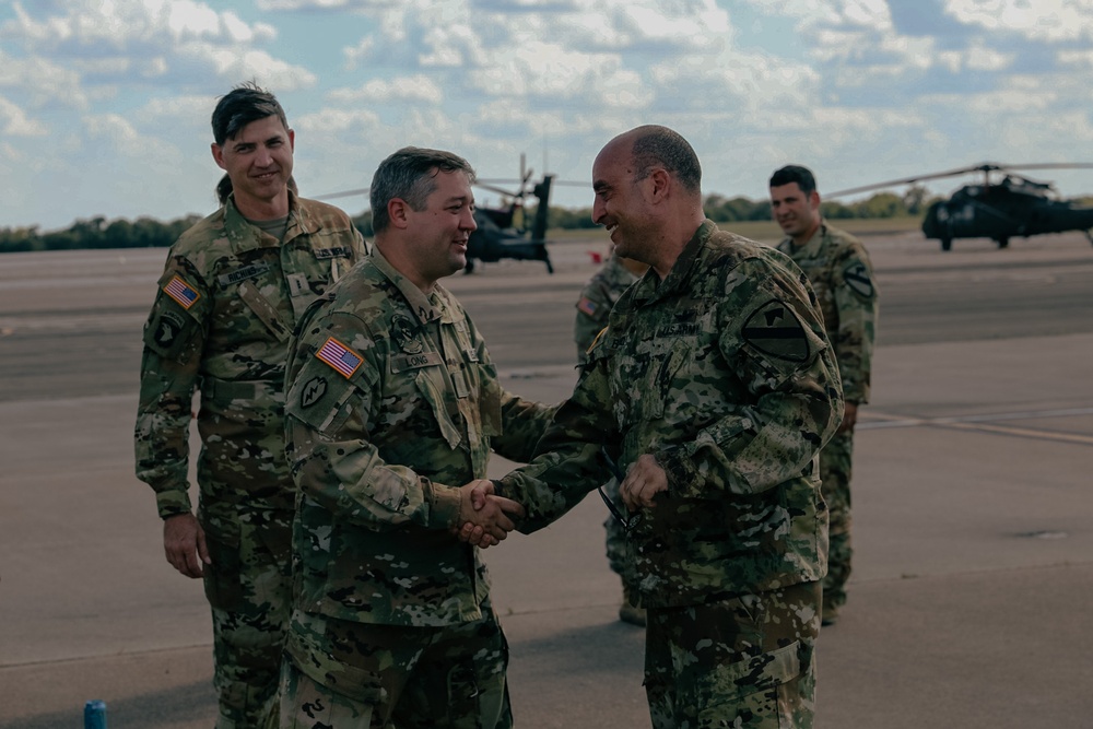 1st Air Cav celebrate Final Wash Ceremony for Army Pilot