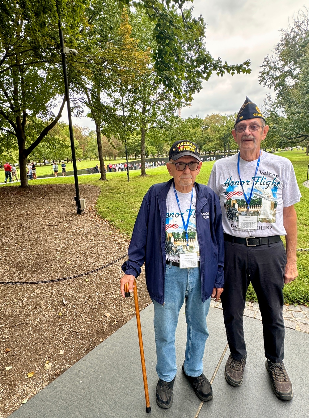 Veterans visit Washington memorials during Honor Flight Dayton