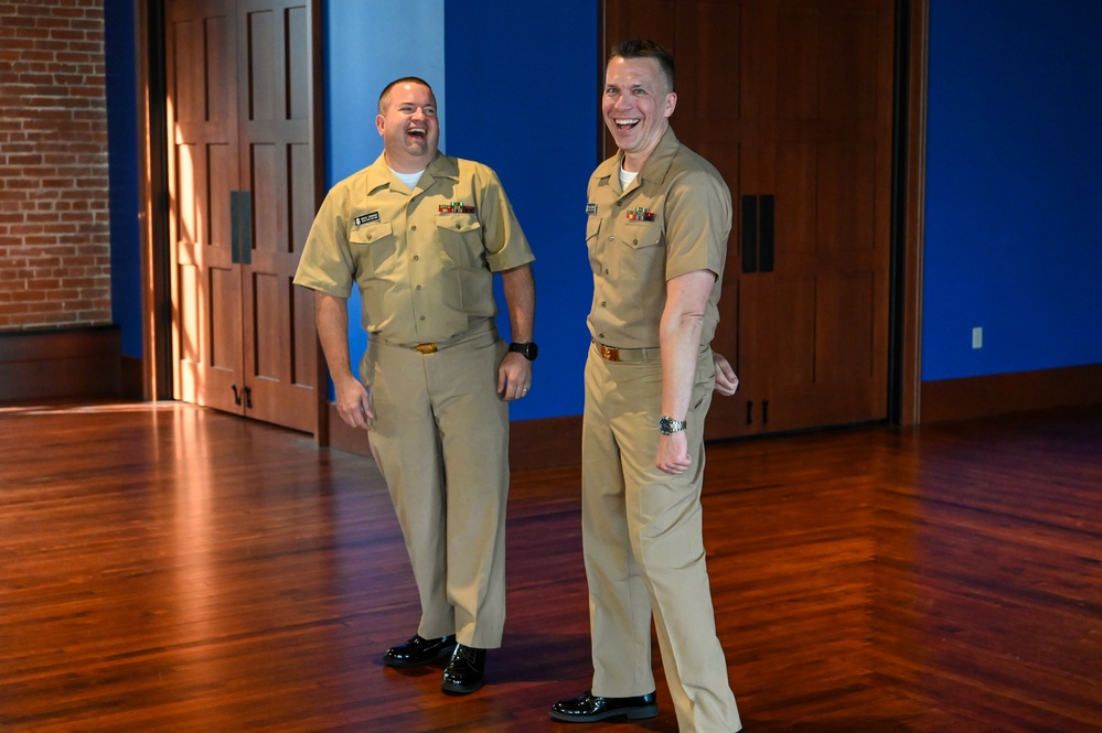 Navy Band Senior Chief Musician Pinning Ceremony in the Historic Sail Loft