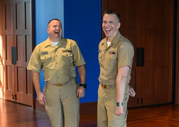 Navy Band Senior Chief Musician Pinning Ceremony in the Historic Sail Loft