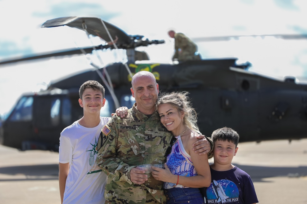 1st Air Cav celebrate Final Wash Ceremony for Army Pilot