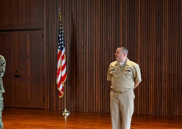 Navy Band Senior Chief Musician Pinning Ceremony in the Historic Sail Loft