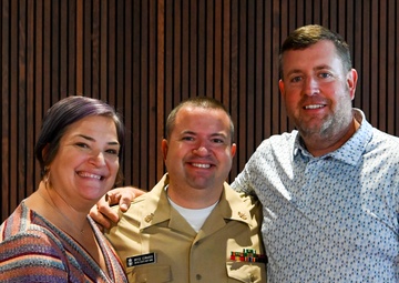 Navy Band Senior Chief Musician Pinning Ceremony in the Historic Sail Loft