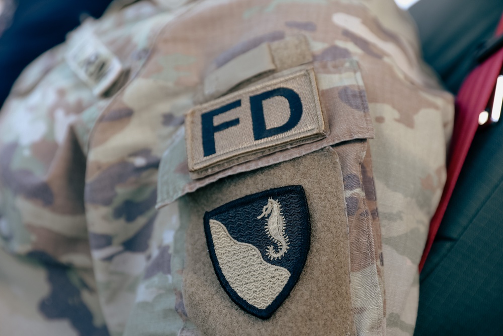 1st Air Cav celebrate Final Wash Ceremony for Army Pilot