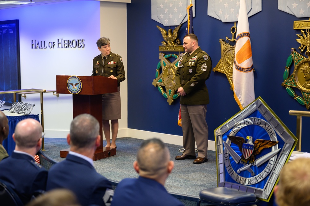 2025 Enlisted Aide of the Year Presentation