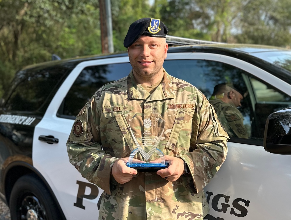 403rd Defender named Ocean Springs Police Officer of the Year 2022