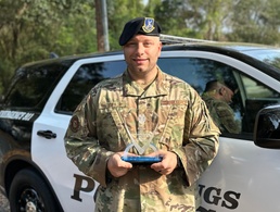403rd Defender named Ocean Springs Police Officer of the Year 2022
