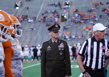 &quot;Heroes Night&quot; Coin Toss at the UTEP vs Louisiana-Monroe Football Game