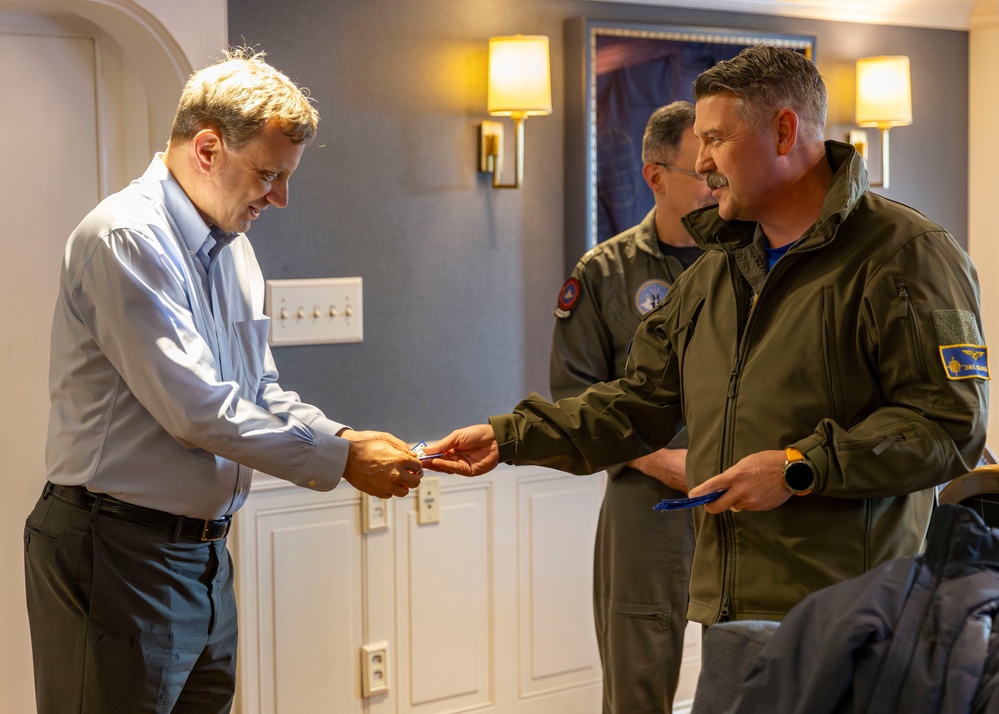 USS Gerald R. Ford (CVN 78) Welcomes Charge d' Affaires, U.S. Mission to Norway