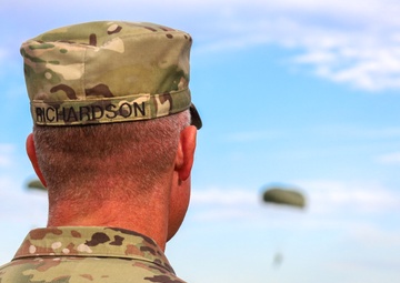 U.S. Army Commander Witnesses Allied Airborne Tribute at Historic Drop Zone